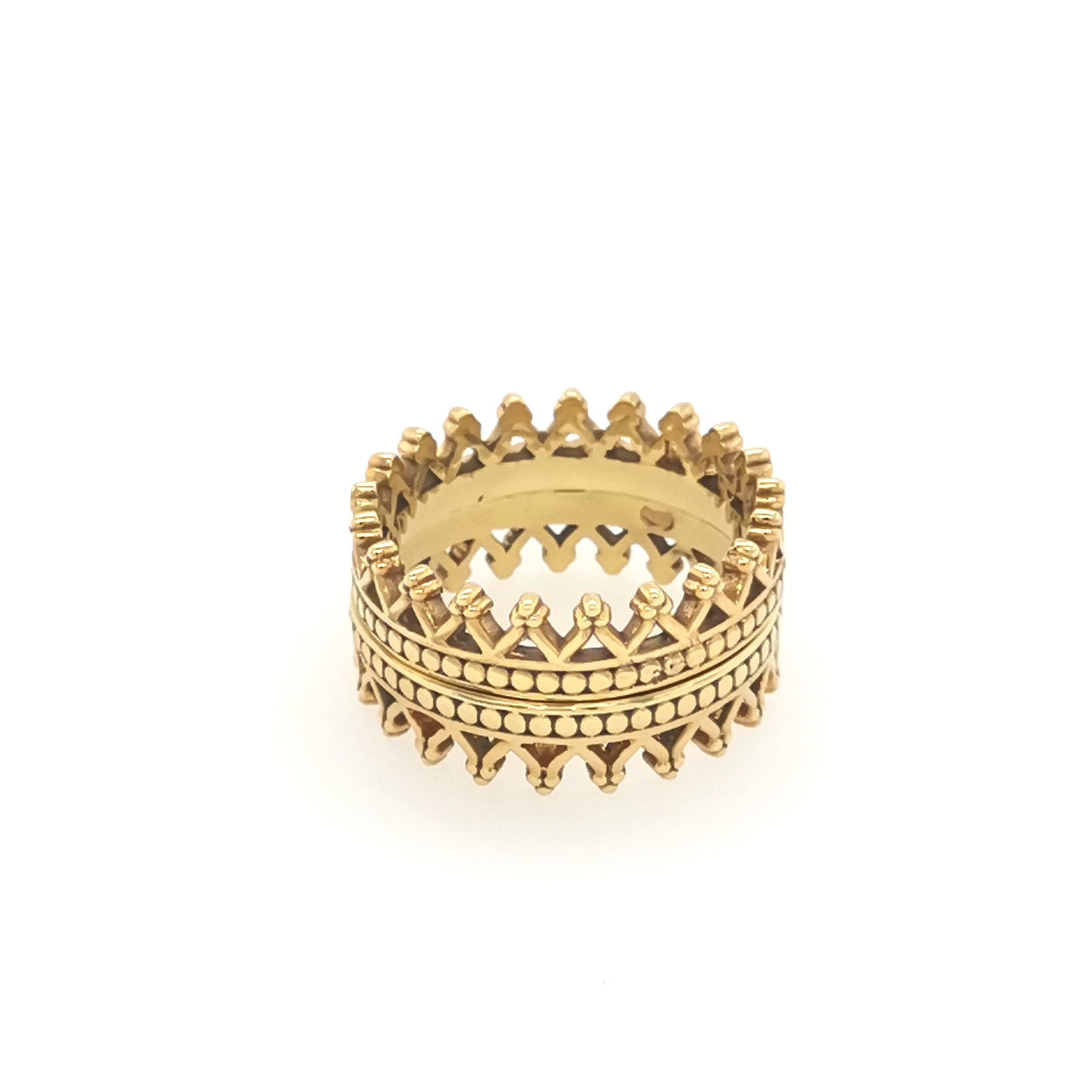 9ct Yellow Gold Crown Ring - Image 3