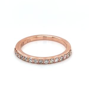 Rose gold diamond Eternity