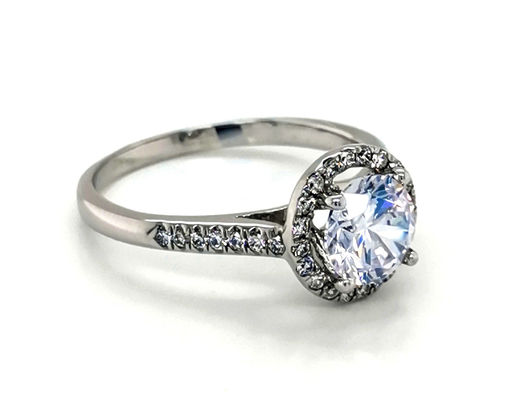 Platinum 1.5ct diamond ring - Image 2