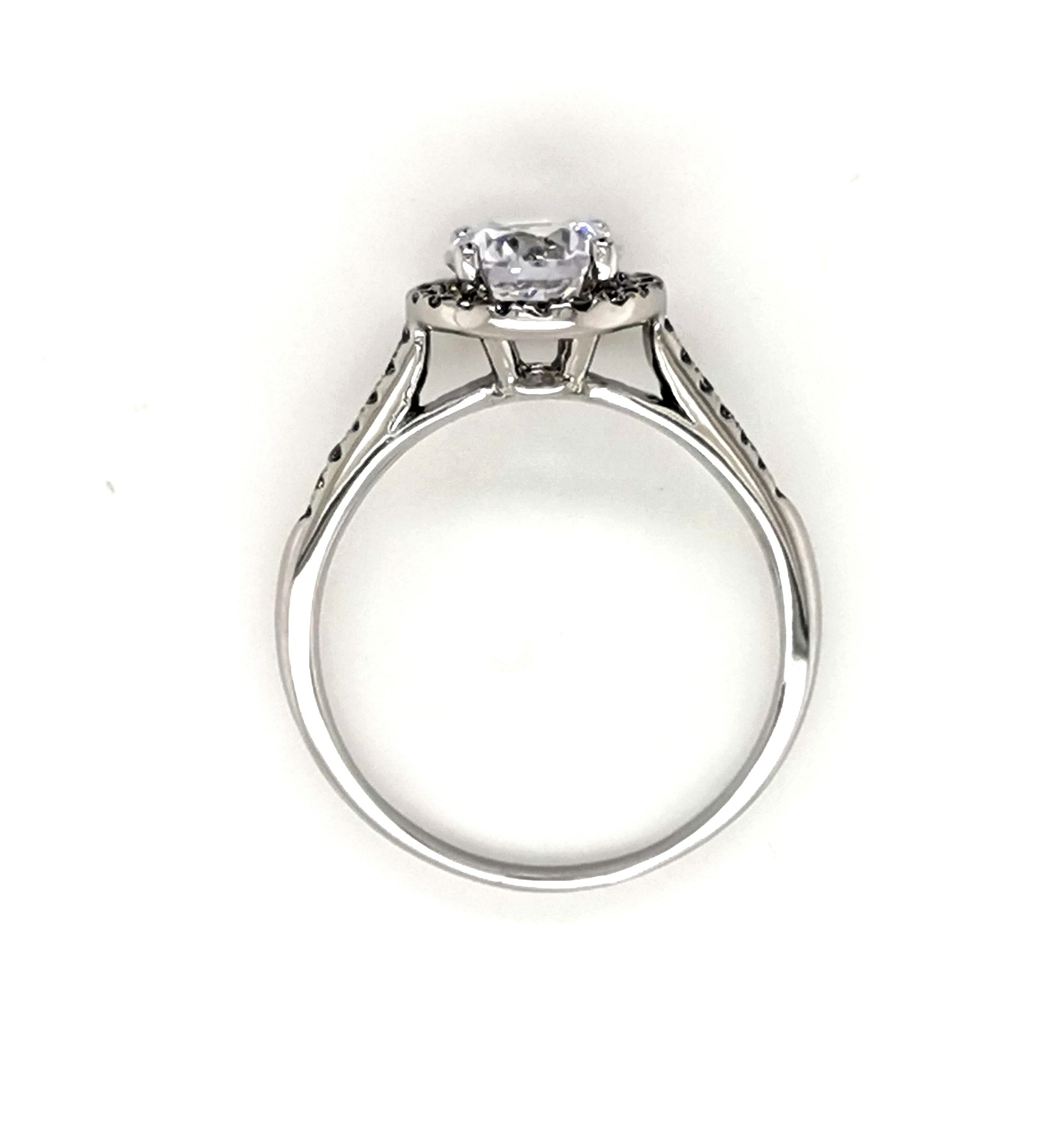 Platinum 1.5ct diamond ring - Image 3