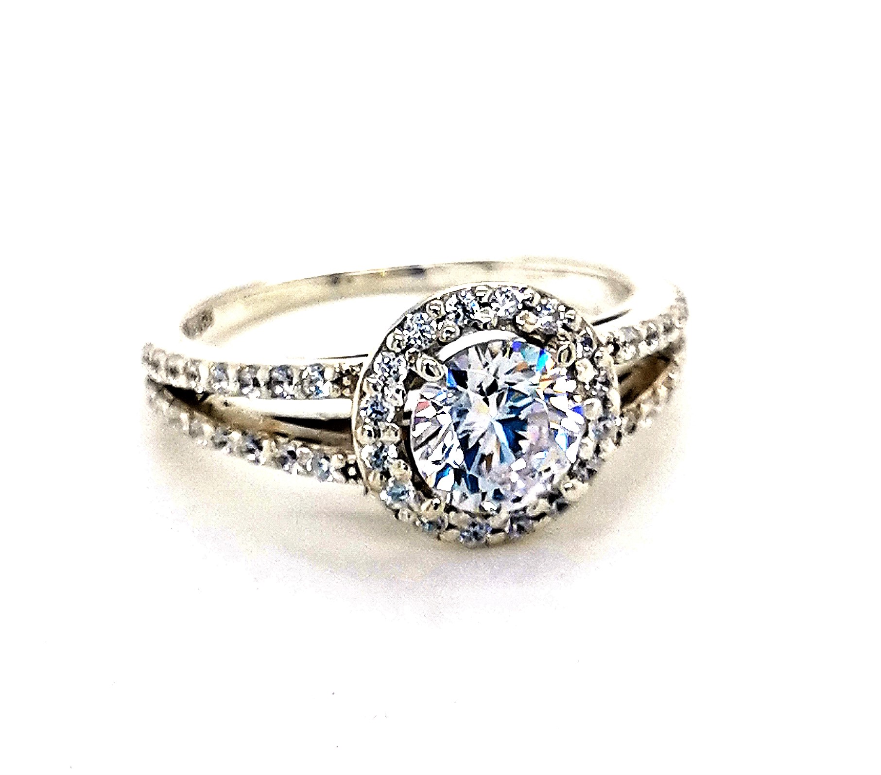 Platinum 1.5ct diamond ring - Image 2