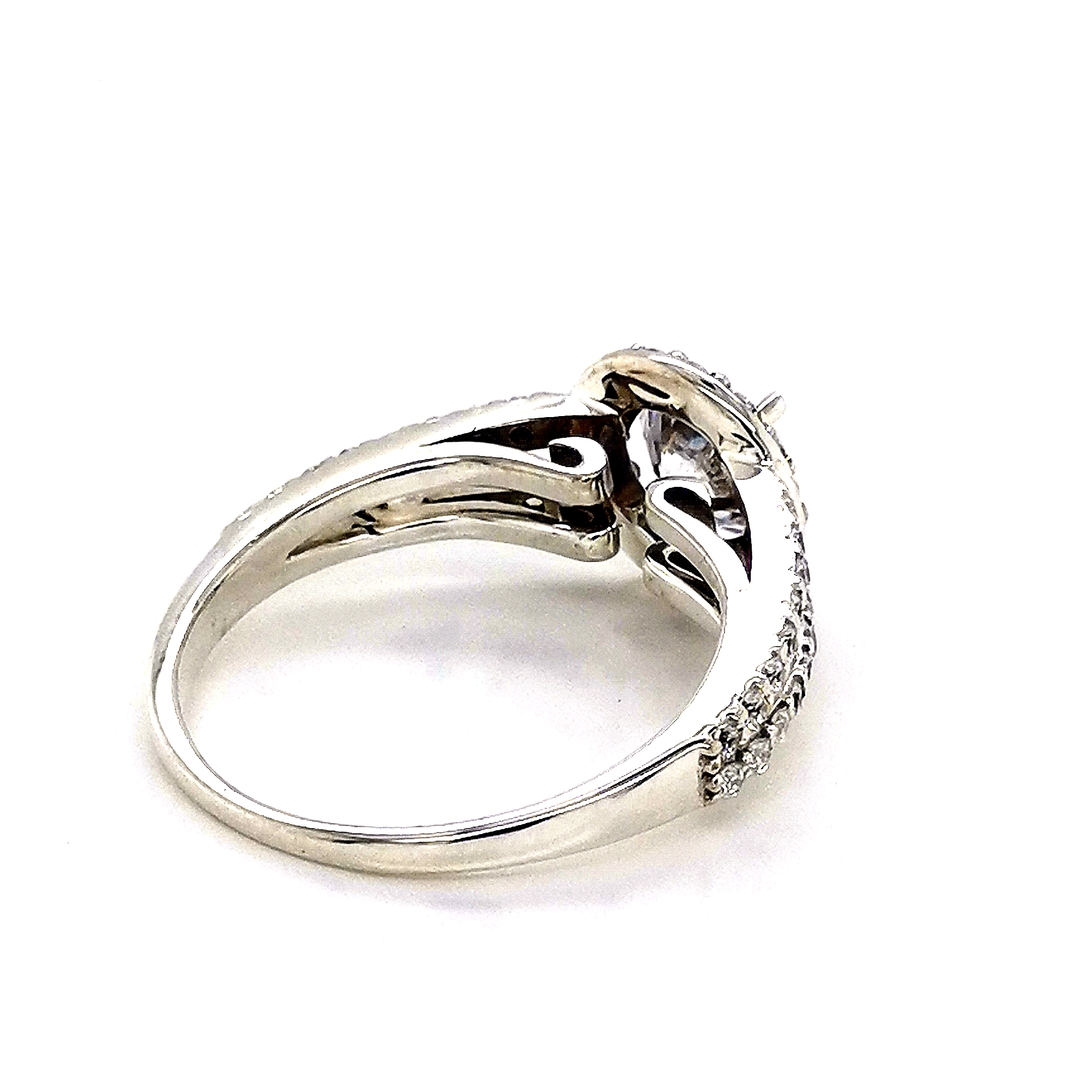 Platinum 1.5ct diamond ring - Image 3
