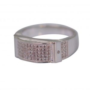 Silver signet ring